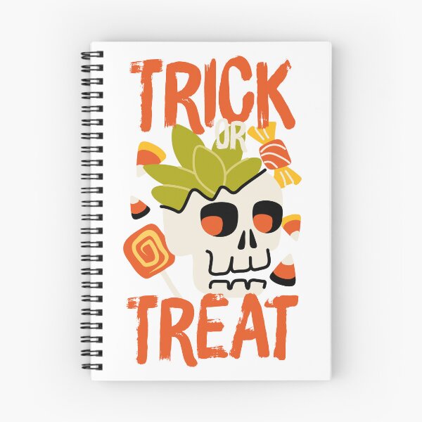 Item preview, Cute Plant Skull Trick Or Treat designed and sold by Panna Limon Store.