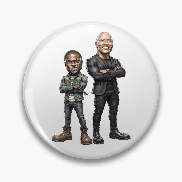 Item preview, Kevin Hart and DeWayne Johnson designed and sold by Stinky Steve OG.