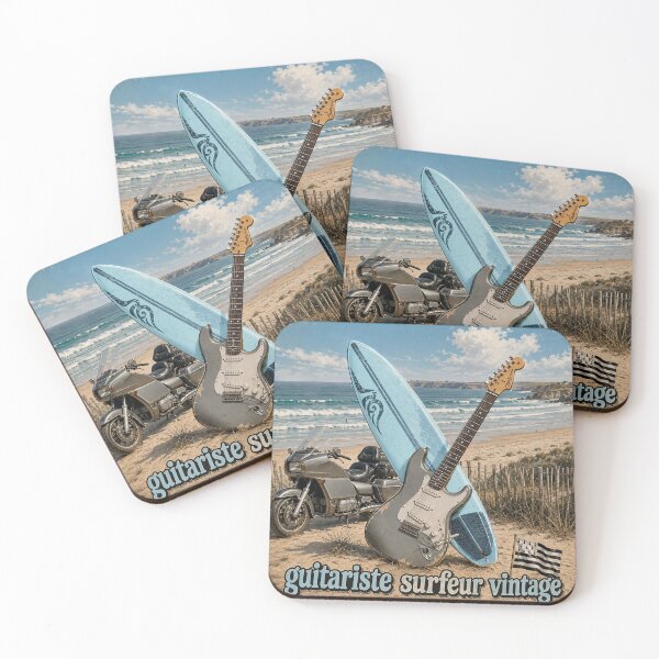 Item preview, vintage surfer guitarist designed and sold by Yodanath.