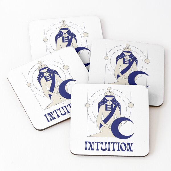 Item preview, High Priestess INTUITION Tarot | Vintage Retro Spiritual designed and sold by Innersoul studio.