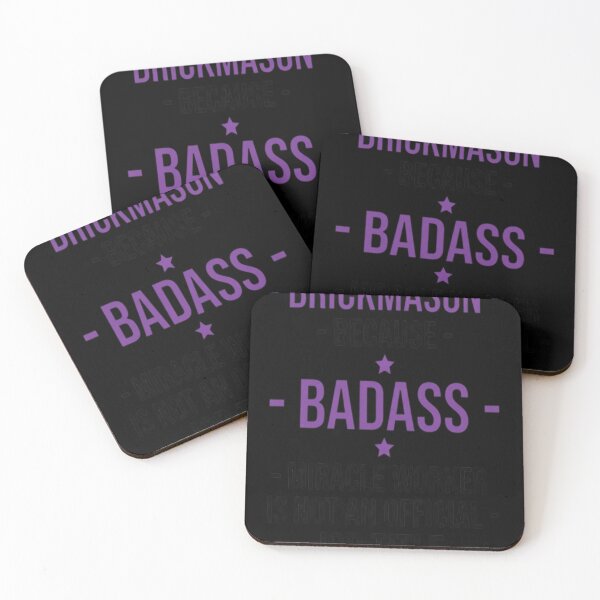 Item preview, Brickmason Badass Birthday Funny Christmas Cool Gift designed and sold by DKApparell.