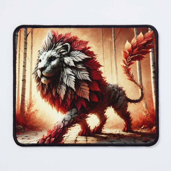 Item preview, Fall Lion, Ai Generated Art designed and sold by ACC .