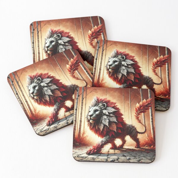 Item preview, Fall Lion, Ai Generated Art designed and sold by ACC .