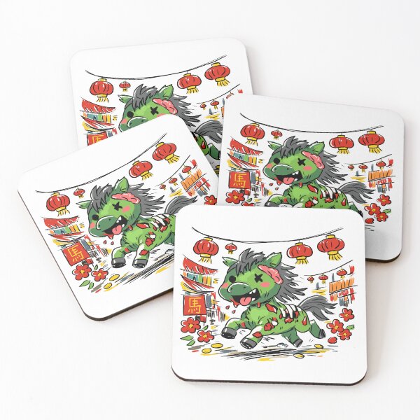Item preview, Cute Chinese New Year of the Horse designed and sold by HRSCreates.