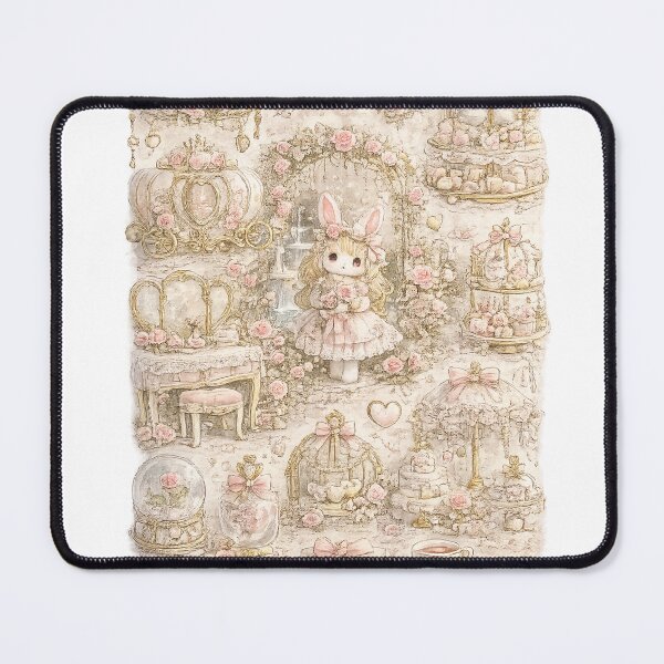 Item preview, Rose Garden Bunny Princess | Whimsical Coquette Fantasy  designed and sold by Blush and Bloom.