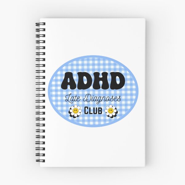 Item preview, ADHD late diagnoses club blue designed and sold by Emilee-Mae.