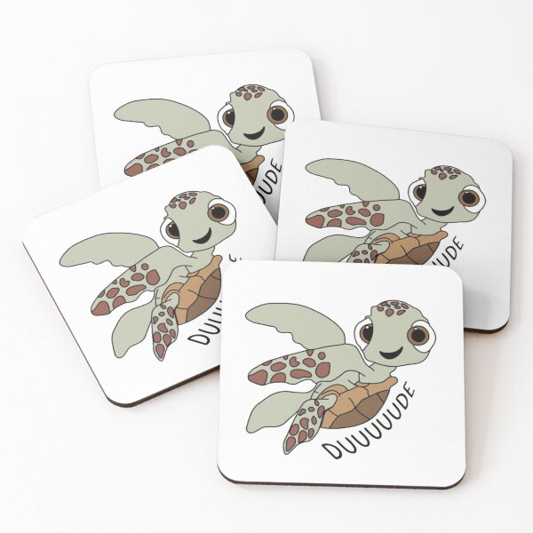 Item preview, Cute Sea Turtle "Duuuuude" Funny Cartoon Ocean Turtle designed and sold by Gbriel3.