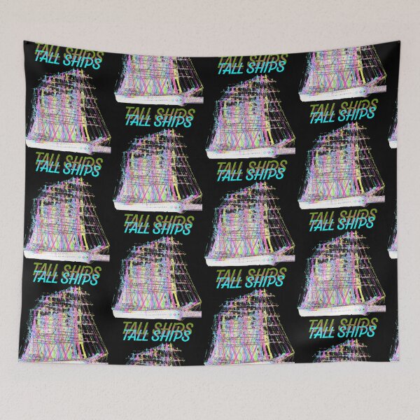 Item preview, Tall Ships Glitch Art Vintage Sailing Ship Nautical designed and sold by ViniBall.