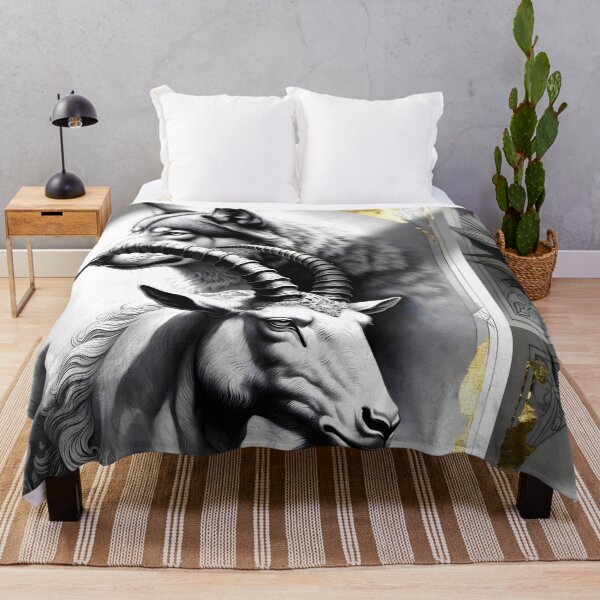 Item preview, Capricorn Sea Goat Wolf Fantasy Art designed and sold by Zodiac Celestial Art.