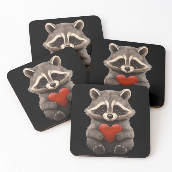 Item preview, Cute Raccoon Pocket Friend designed and sold by RockitBaby.