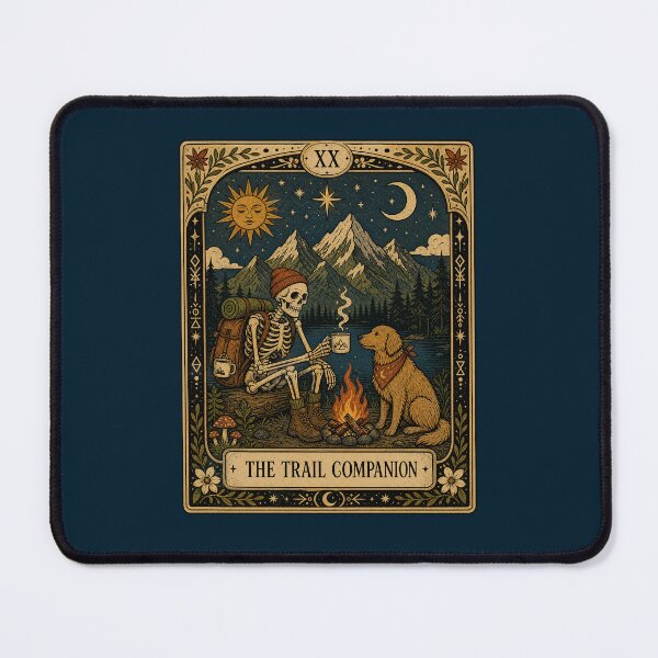 Item preview, Backpacking With Dog Wilderness Tarot Artstyle designed and sold by merchxwear.