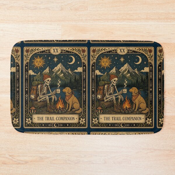 Item preview, Backpacking With Dog Wilderness Tarot Artstyle designed and sold by merchxwear.