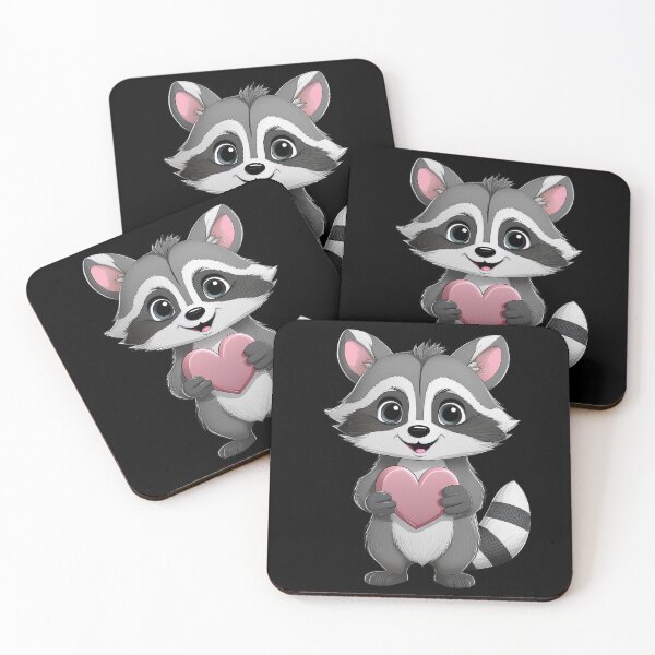 Item preview, Peace Love Raccoons designed and sold by RockitBaby.