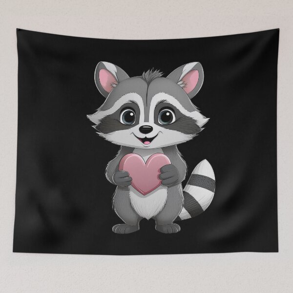 Item preview, Peace Love Raccoons designed and sold by RockitBaby.