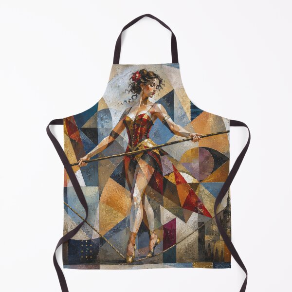 Item preview, Tightrope walker painting designed and sold by GalleryKauffeld.