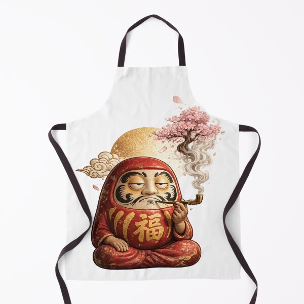 Item preview, Zen Daruma with Cherry Blossom Smoke designed and sold by ichiyori.
