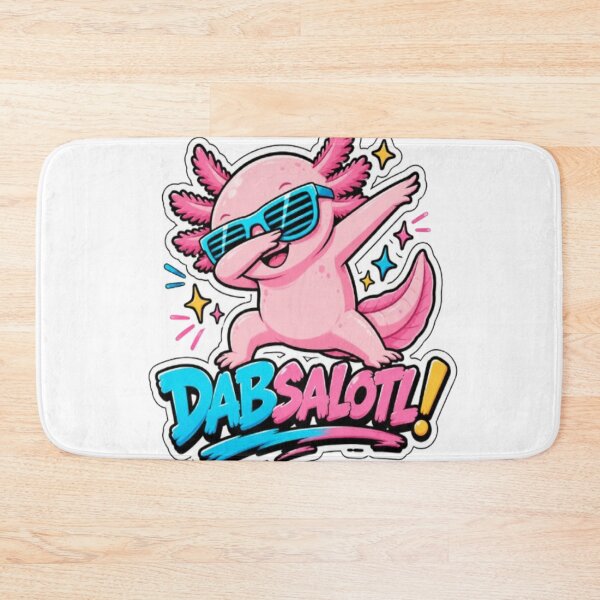 Item preview, Funny Dabbing Axolotl Dabsalotl Cute Dance Sticker designed and sold by Uniqueauraaprints.