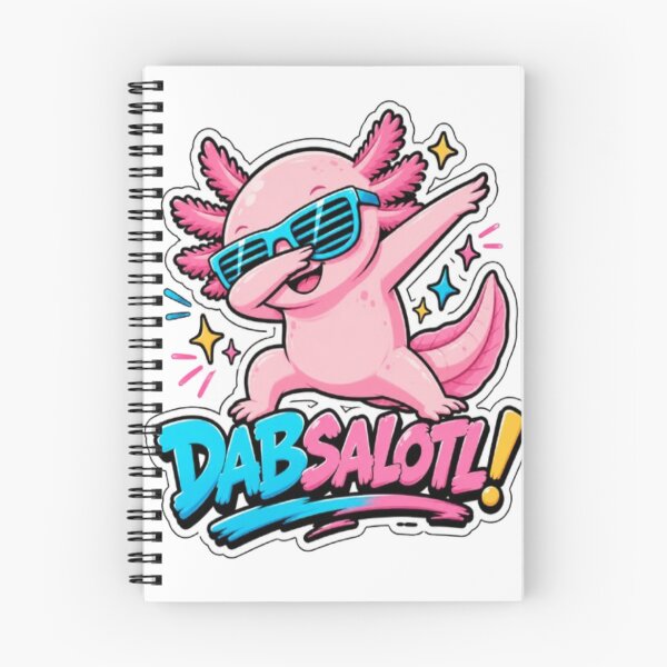 Item preview, Funny Dabbing Axolotl Dabsalotl Cute Dance Sticker designed and sold by Uniqueauraaprints.