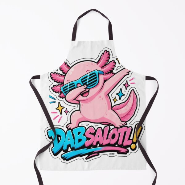 Item preview, Funny Dabbing Axolotl Dabsalotl Cute Dance Sticker designed and sold by Uniqueauraaprints.