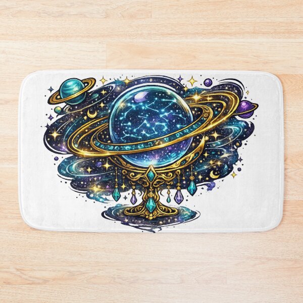 Item preview, Cosmic Crystal Globe Celestial Constellation Fantasy Astrology Sticker T-Shirt designed and sold by irfanshikh.