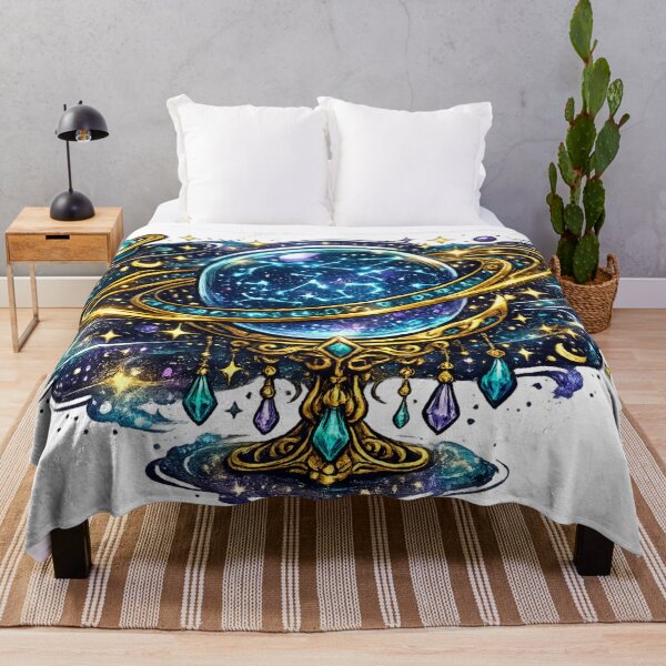 Item preview, Cosmic Crystal Globe Celestial Constellation Fantasy Astrology Sticker T-Shirt designed and sold by irfanshikh.