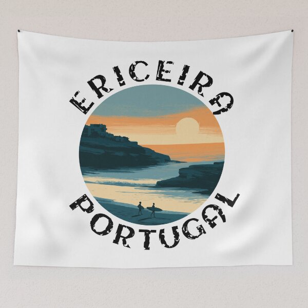 Item preview, Ericeira - Portugal (with Black Lettering) designed and sold by VelvetRoom.