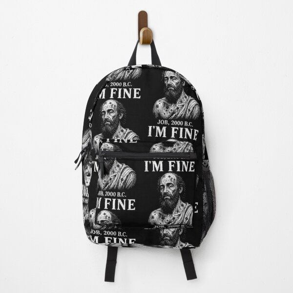 Item preview, I'm Fine Job 2000 B.C. Funny Biblical Meme Vintage designed and sold by ViniBall.