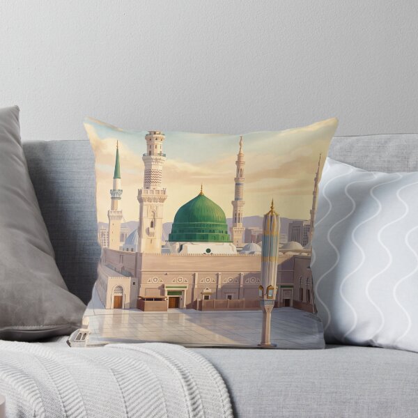 Item preview, Medina Saudi Arabia Vintage Travel Poster – Prophet’s Mosque & Green Dome Art designed and sold by Bomax121.