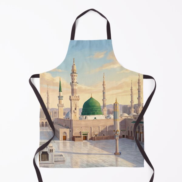 Item preview, Medina Saudi Arabia Vintage Travel Poster – Prophet’s Mosque & Green Dome Art designed and sold by Bomax121.