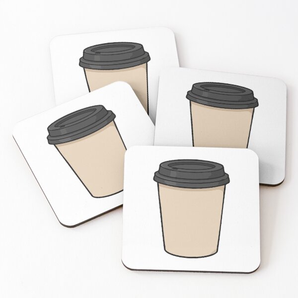 Item preview, Blank Takeaway Coffee Cup Sticker Design designed and sold by VectorForge Studio.
