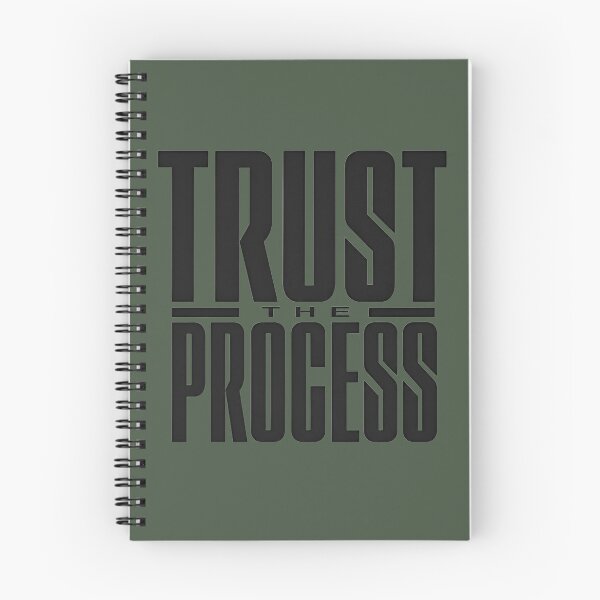 Item preview, Trust the Process – Motivational Typography Design designed and sold by ManggaeJM.