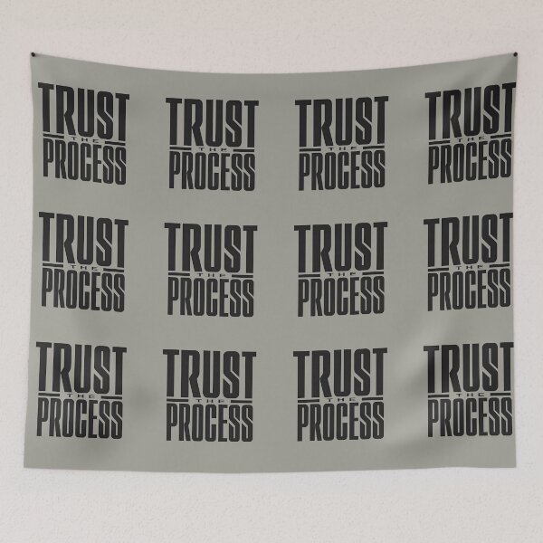 Item preview, Trust the Process – Motivational Typography Design designed and sold by ManggaeJM.