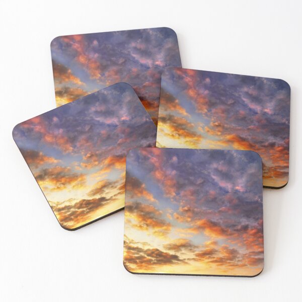 Item preview, Embers of the Sky – Fiery Sunset Cloudscape designed and sold by Grand Illusions.