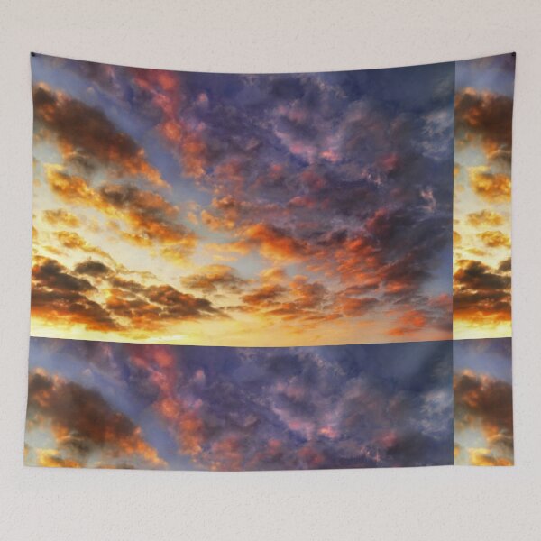 Item preview, Embers of the Sky – Fiery Sunset Cloudscape designed and sold by Grand Illusions.