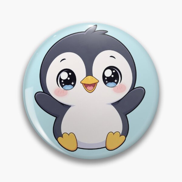 Item preview, Sitting Penguin Sticker designed and sold by The Digital Compass.
