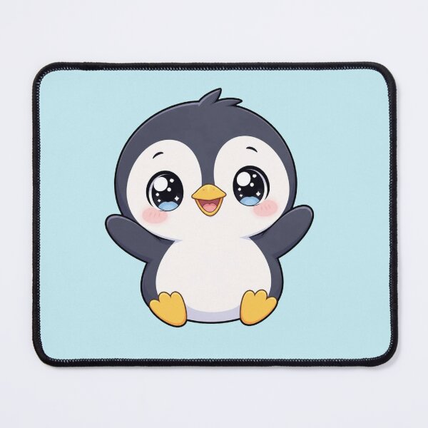 Item preview, Sitting Penguin Sticker designed and sold by The Digital Compass.