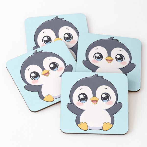 Item preview, Sitting Penguin Sticker designed and sold by The Digital Compass.