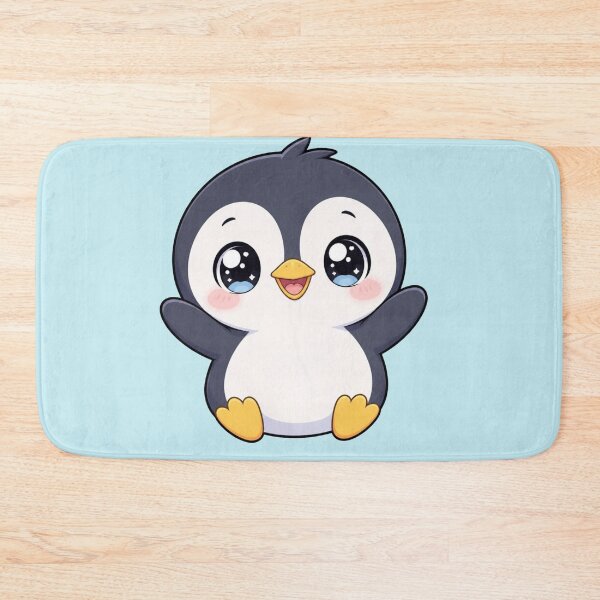 Item preview, Sitting Penguin Sticker designed and sold by The Digital Compass.