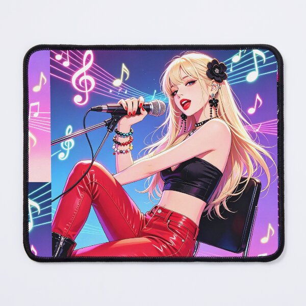 Item preview, Y2K Blonde Singer — Music Notes Aesthetic designed and sold by Bondingbonding.