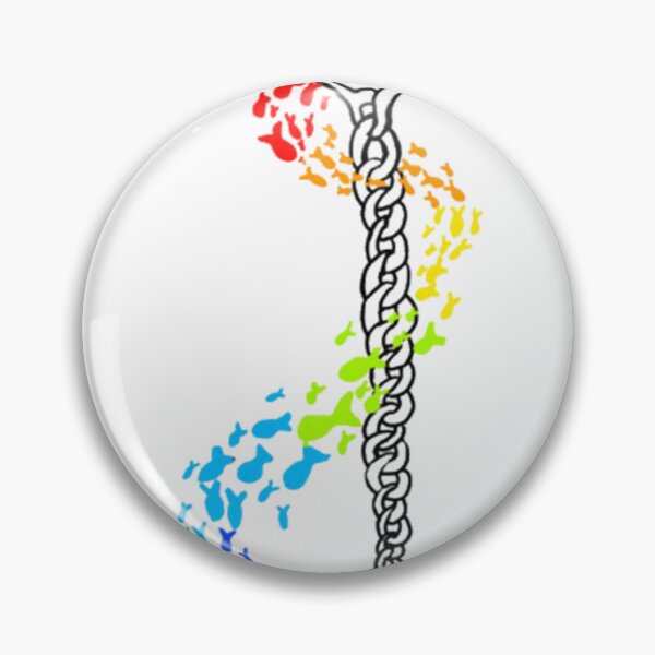 Item preview, Rainbow Heart chain designed and sold by millerdodson.