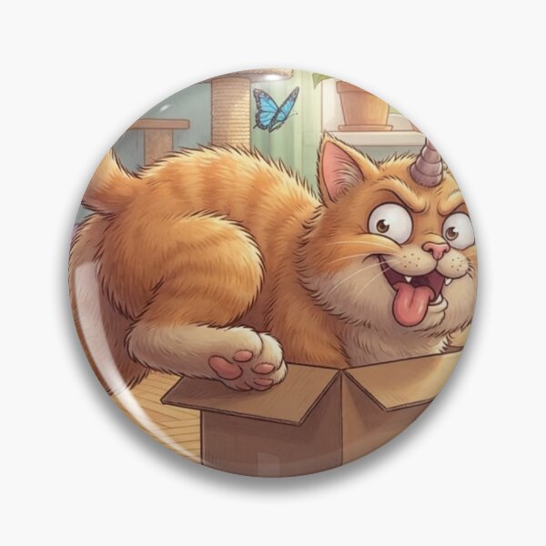 Item preview, The Little Horned Cat and the Butterfly Box designed and sold by TreatLLC.