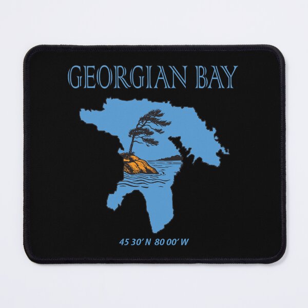 Item preview, Georgian Bay Coastal Silhouette designed and sold by Fragmented Murmurings.