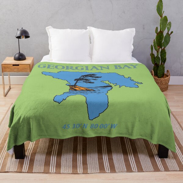 Item preview, Georgian Bay Coastal Silhouette designed and sold by Fragmented Murmurings.
