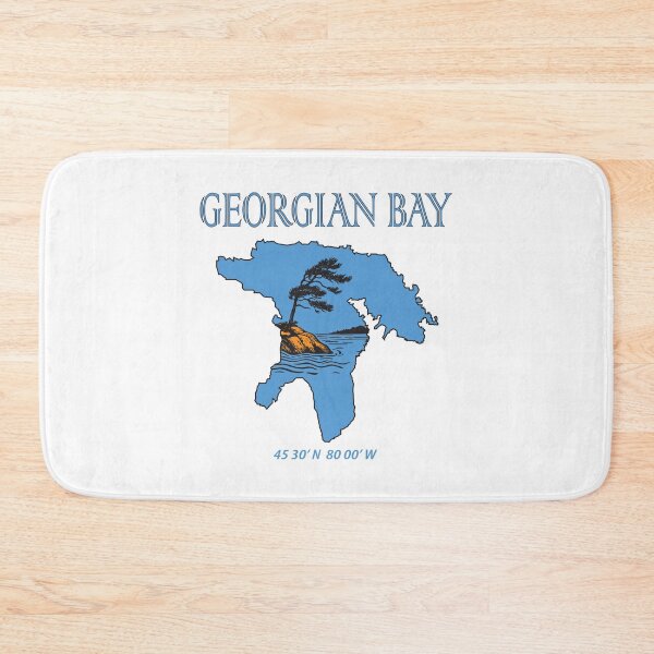 Item preview, Georgian Bay Coastal Silhouette designed and sold by Fragmented Murmurings.