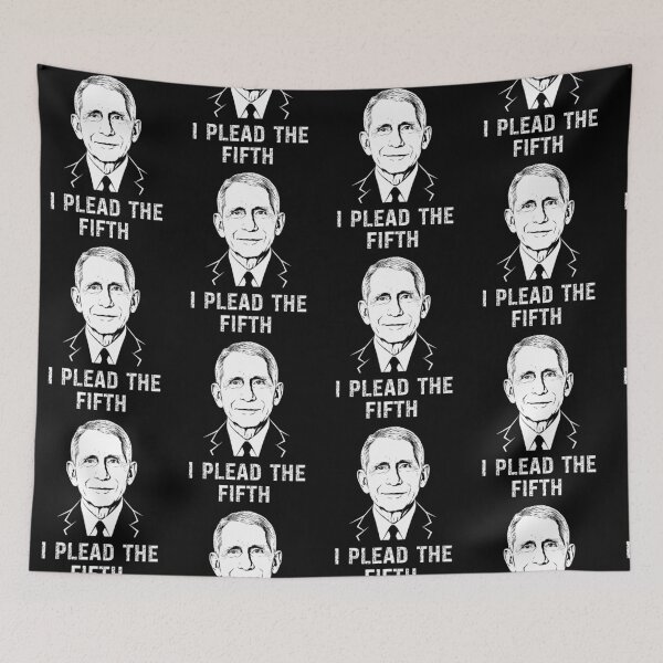 Item preview, I Plead The Fifth Anthony-Fauci Political Satire designed and sold by ViniBall.