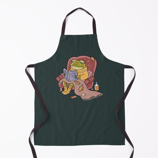 Item preview, Frog Reading Book Autumn Cottagecore Aesthetic designed and sold by LeshanArt.