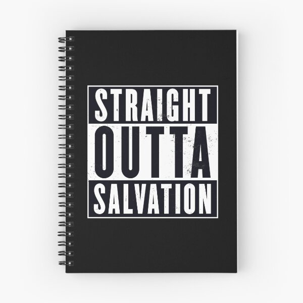 Item preview, Straight Outta Salvation Faith Humor designed and sold by Victor Shadehorn.