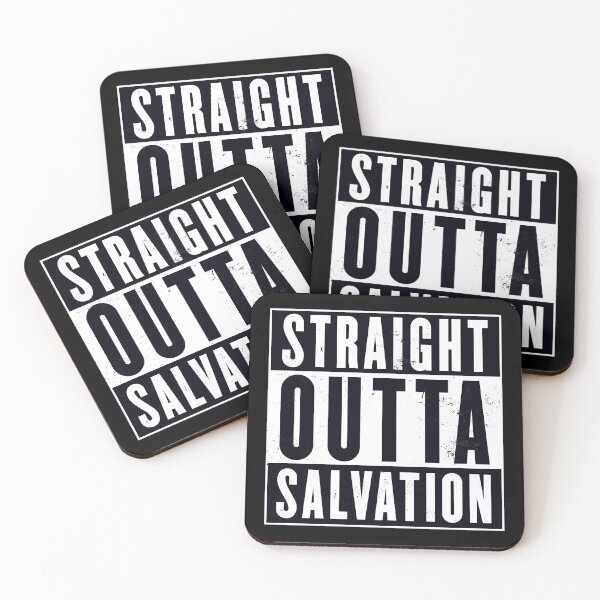 Item preview, Straight Outta Salvation Faith Humor designed and sold by Victor Shadehorn.