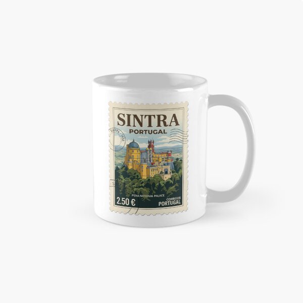 Item preview, Vintage Pena National Palace Sintra Portugal Travel Stamp designed and sold by k3rstman1.