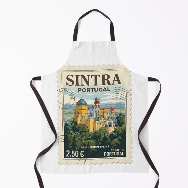Item preview, Vintage Pena National Palace Sintra Portugal Travel Stamp designed and sold by k3rstman1.